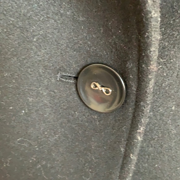 Laundry by Shelli Segal Black Dress Coat Sz 10 EUC - Picture 3 of 5